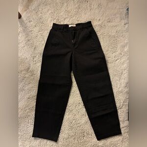 Black Everlane barrel Jean size 2